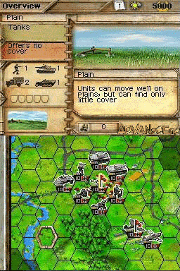 Panzer Tactics screenshot 5 for Nintendo DS